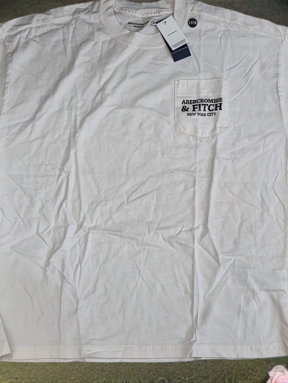 Abercrombie T-Shirt relaxed fit Pocket Youth kids 17/18